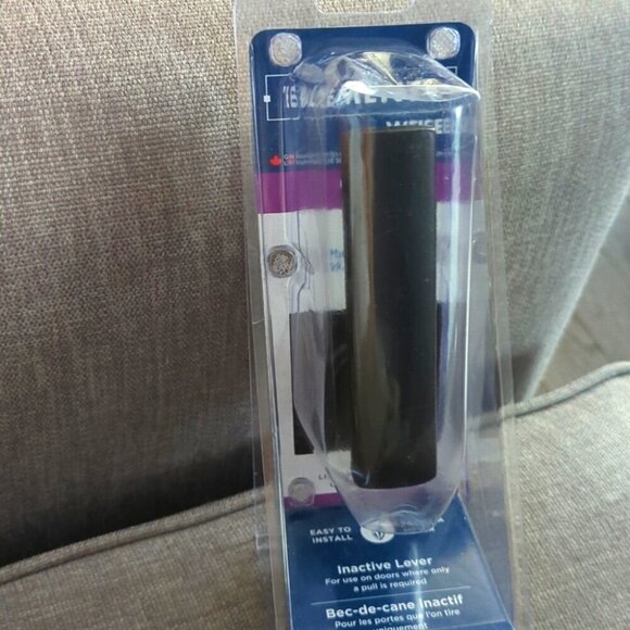 Weiser Breton Matte Black Dummy Door Handle, Inactive Single  Door Hardware New - Picture 7 of 7